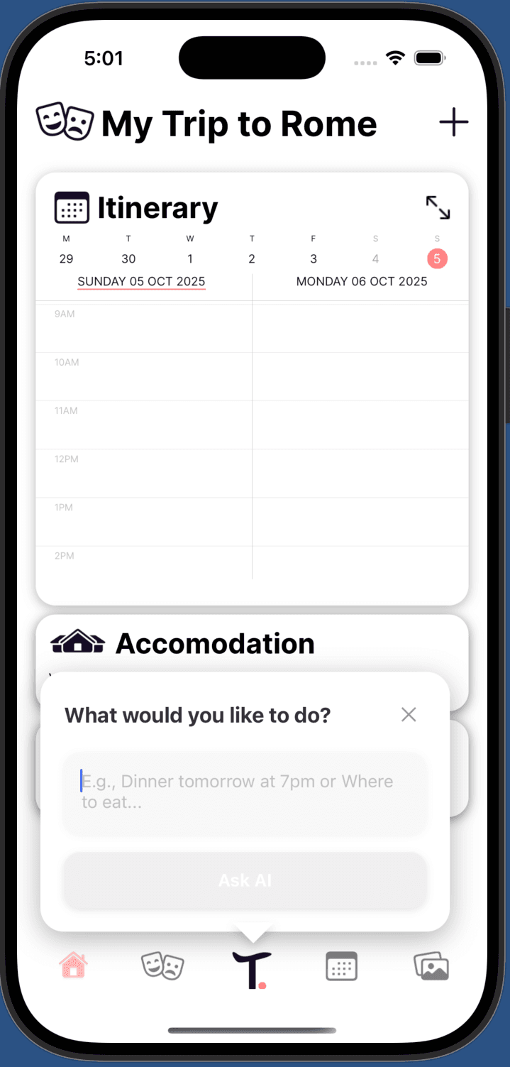 AI Prompt Interface